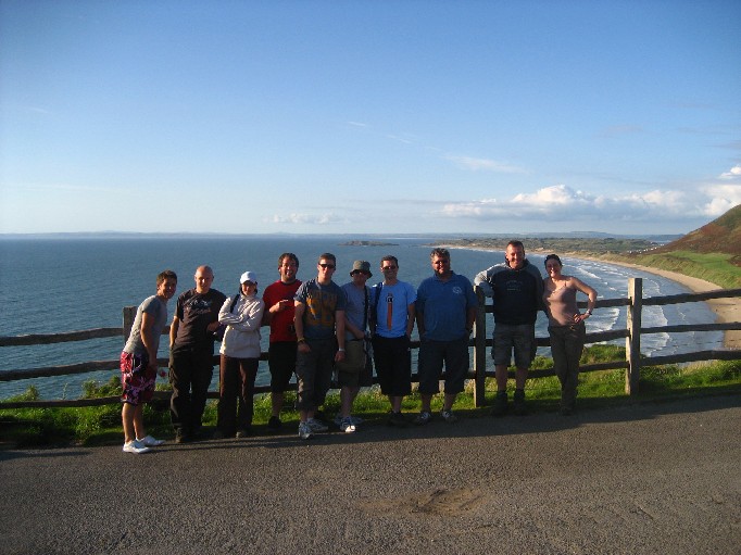 Tring Kickboxing enjoying some surf